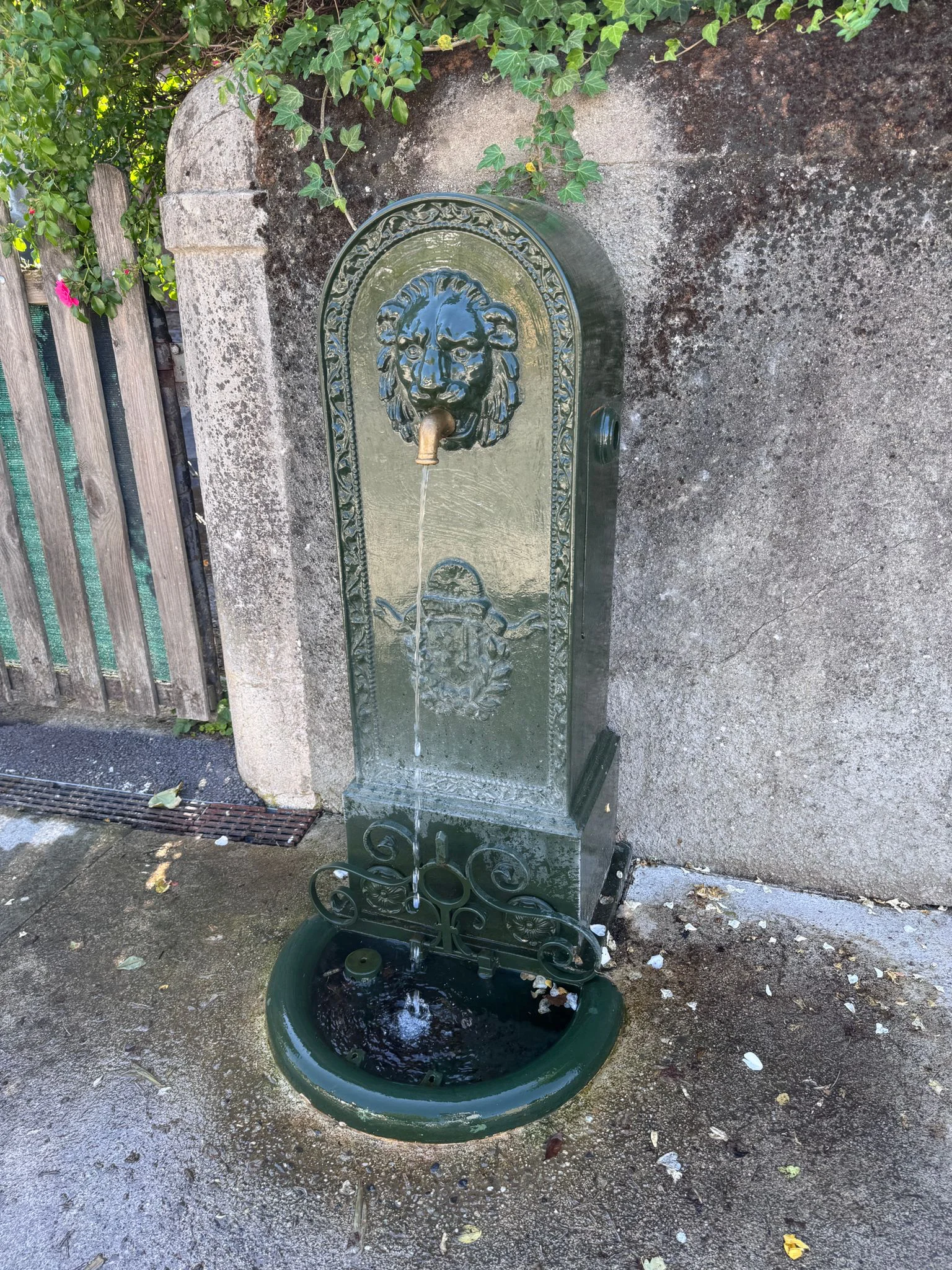 Inauguration de la fontaine ‘Félicie’ au cœur du village
